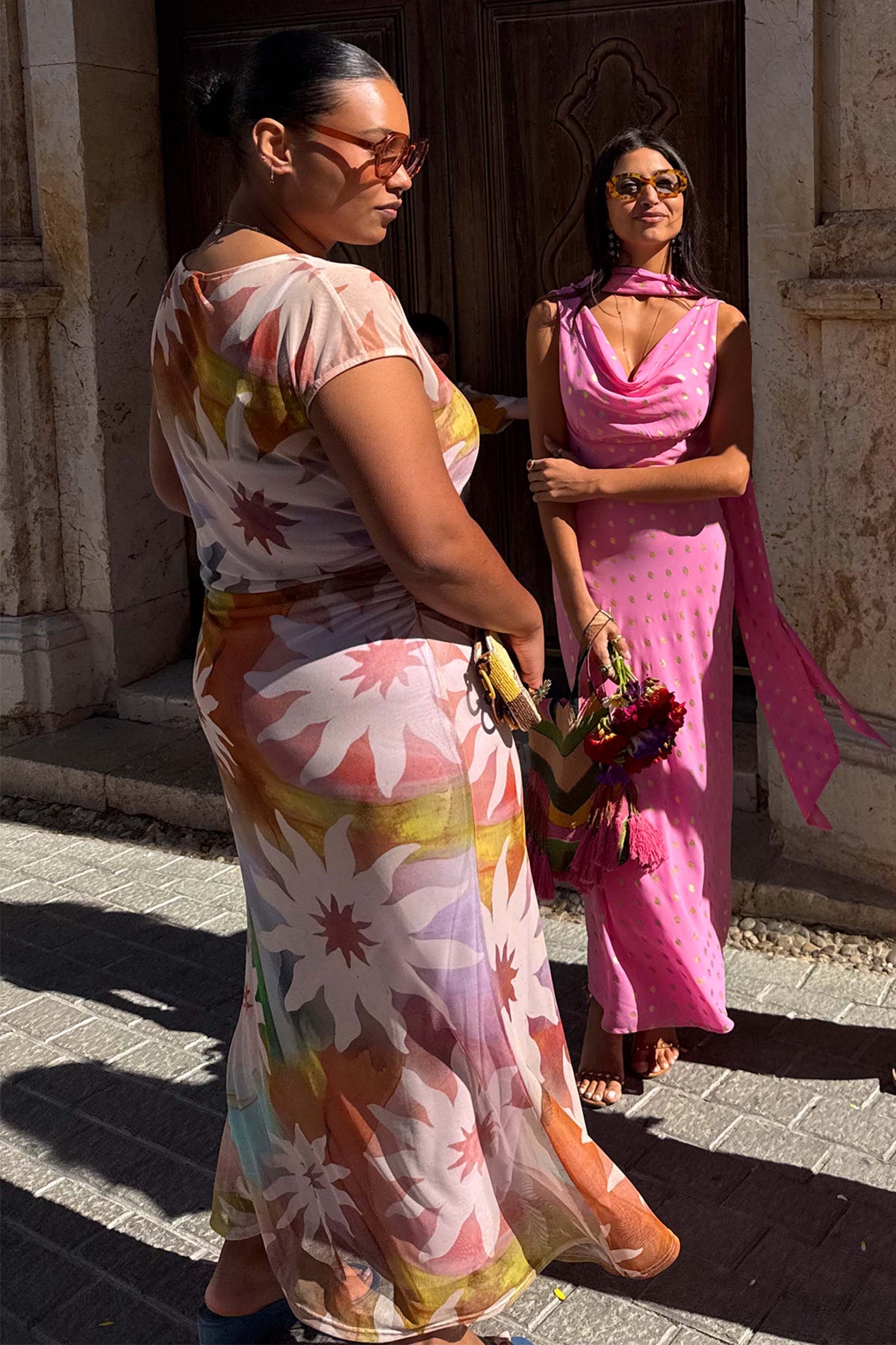 Purple Floral Maxi Dress