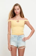 Light Blue Denim Shorts