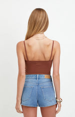 Royal Blue Denim Shorts