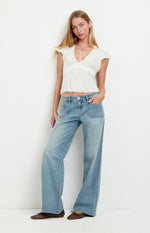 Light Blue Washed Denim Jeans