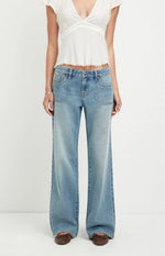 Light Blue Washed Denim Jeans