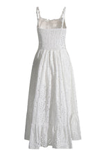 Crochet Lace Slip Maxi Dress