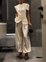 Elegant Vest and Pants Two-Piece Suit Set