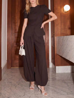 Elegant Vest and Pants Two-Piece Suit Set