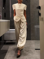 Elegant Vest and Pants Two-Piece Suit Set