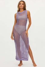 All-Matching Crochet Knit Beach Midi Dress