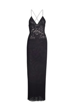 Butterfly Backless Midi Dress