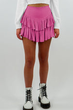 Sunshine Tiered Mini Skirt