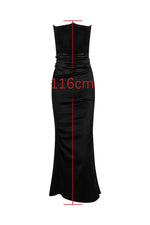 Off Shoulder Paneled Satin Midi Dress