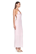 Butterfly Backless Midi Dress