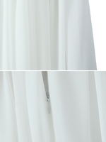 White Backless Slip Mini Dress