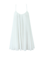 White Backless Slip Mini Dress