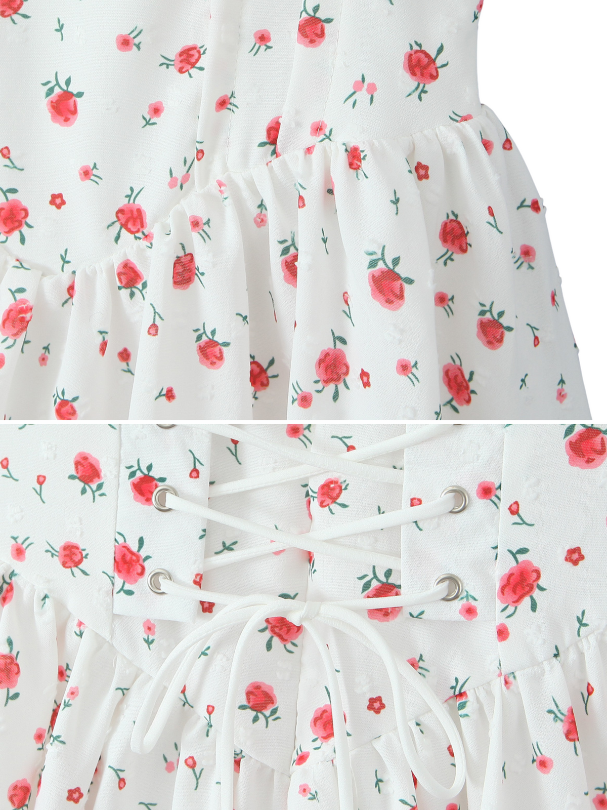 Rosaline Floral Tiered Mini Dress
