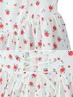Rosaline Floral Tiered Mini Dress