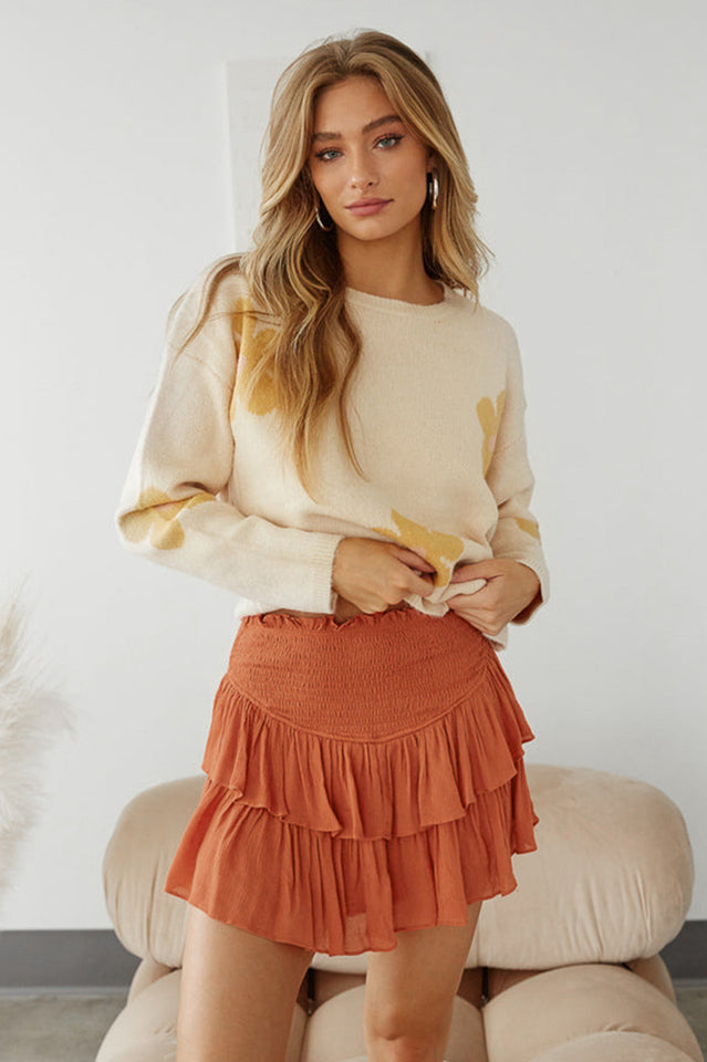 Sunshine Tiered Mini Skirt