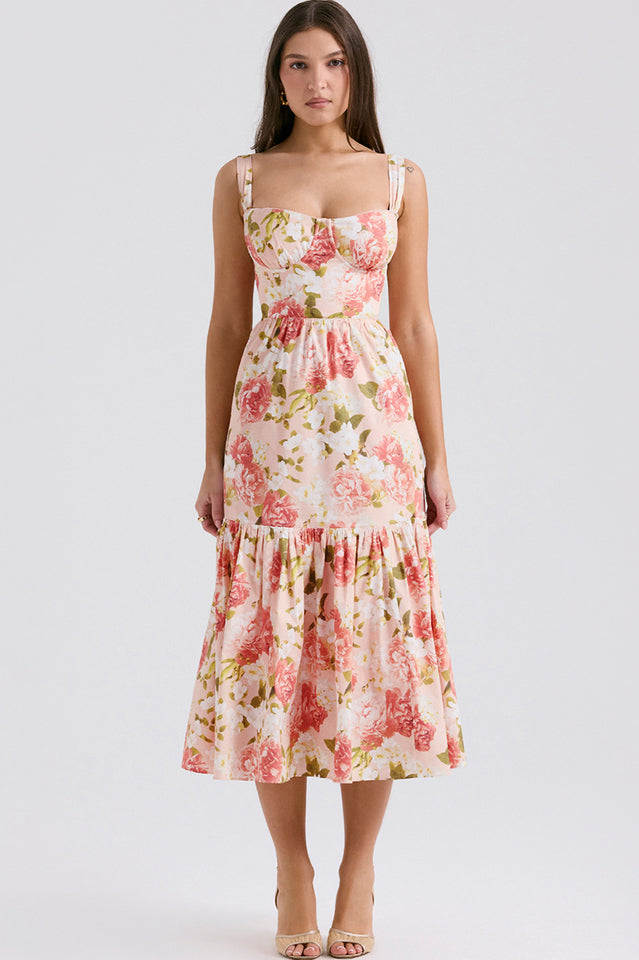 Elia Floral Midi Sundress