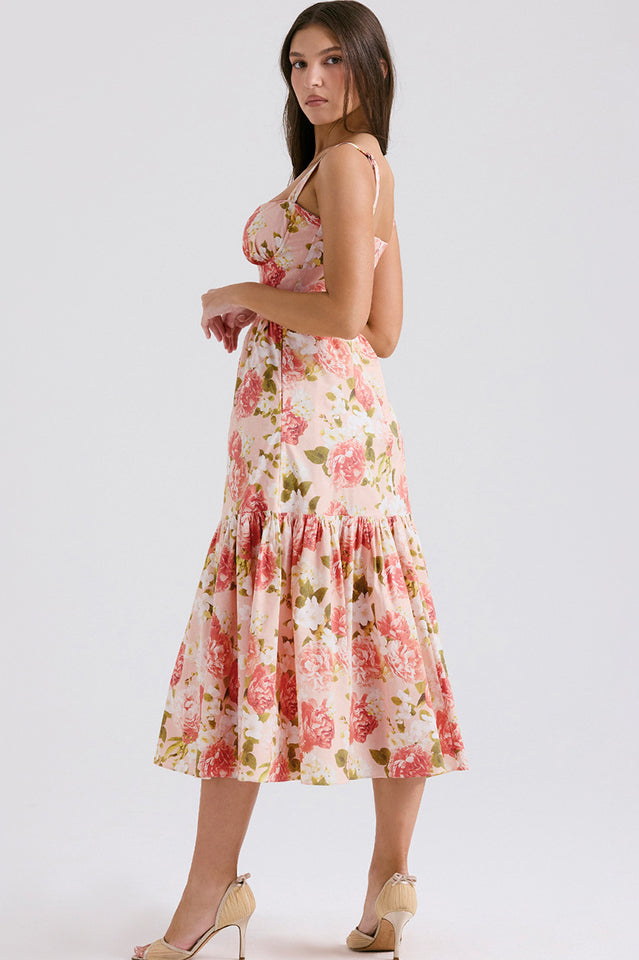 Elia Floral Midi Sundress