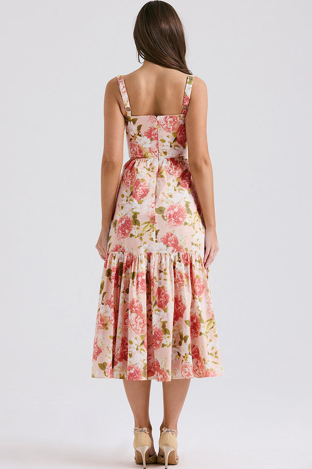 Elia Floral Midi Sundress