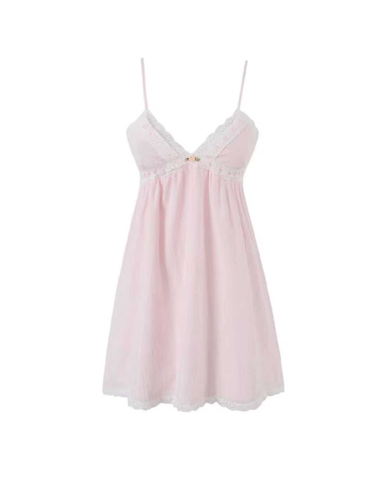 Baby Pink Slip Mini Dress