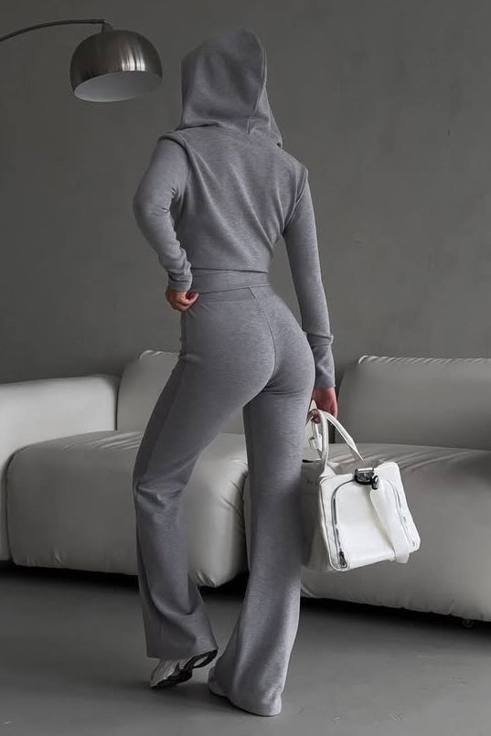 Homebody Club Slim-fit Hooded Two Piece Set