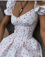 Rosaline Floral Tiered Mini Dress