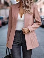 Heather Striped Woolen Jacket