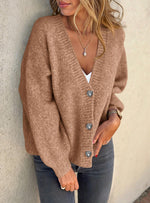 Chunky Knit Button Down Cardigan