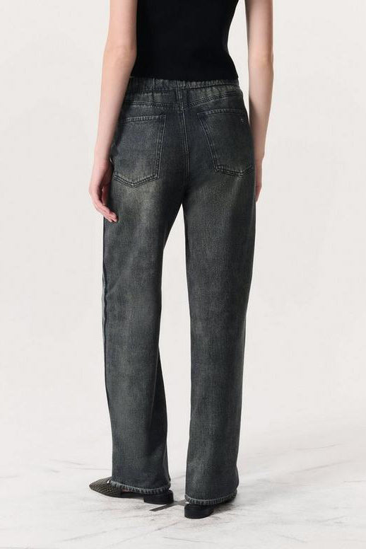 Light Blue Side-Striped Denim Jeans