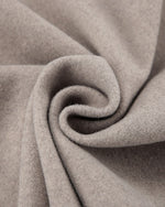 Khaki Double-Breasted Wool Coat