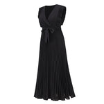 Sweet Ruffle Sleeve Chiffon Midi Dress