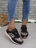 Comfortable Leopard Print Casual Sneakers