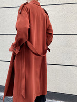 Double-Breasted Mid-Length Trench Coat