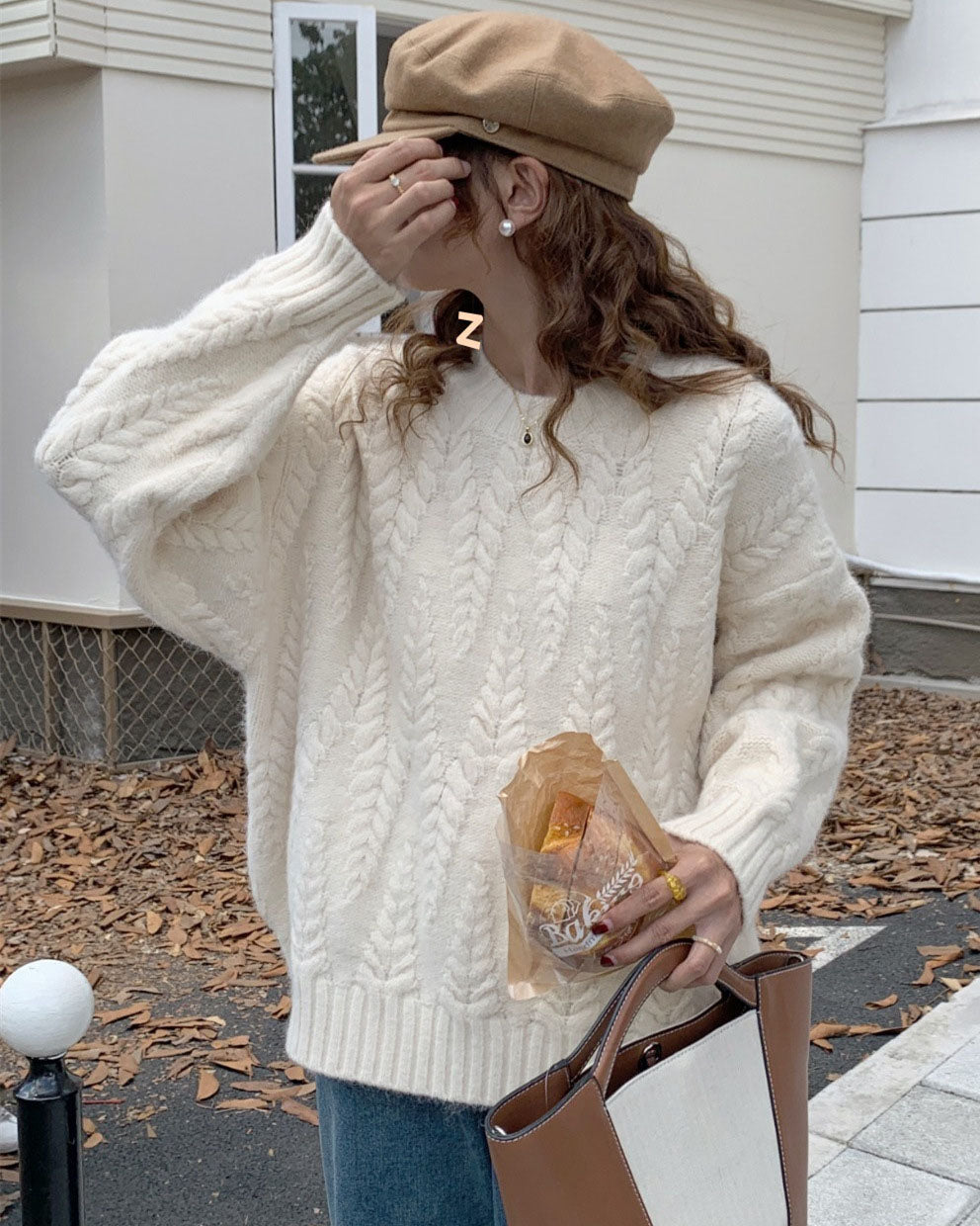 Sweet Cable Knit Sweater
