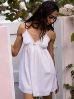 Baby Pink Slip Mini Dress