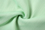 Green Square Neckline Mini Dress