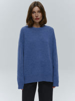 Basic Solid Pullover Knit Sweater