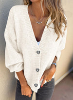 Chunky Knit Button Down Cardigan