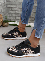 Comfortable Leopard Print Casual Sneakers
