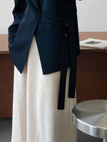 Sleek Side-Tie Blazer