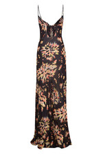 Black Floral Maxi Dress