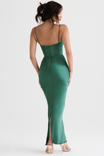 Chic Satin Slip Corset Dress