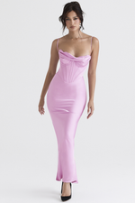 Chic Satin Slip Corset Dress