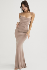 Chic Slim Fit Slip Maxi Dress
