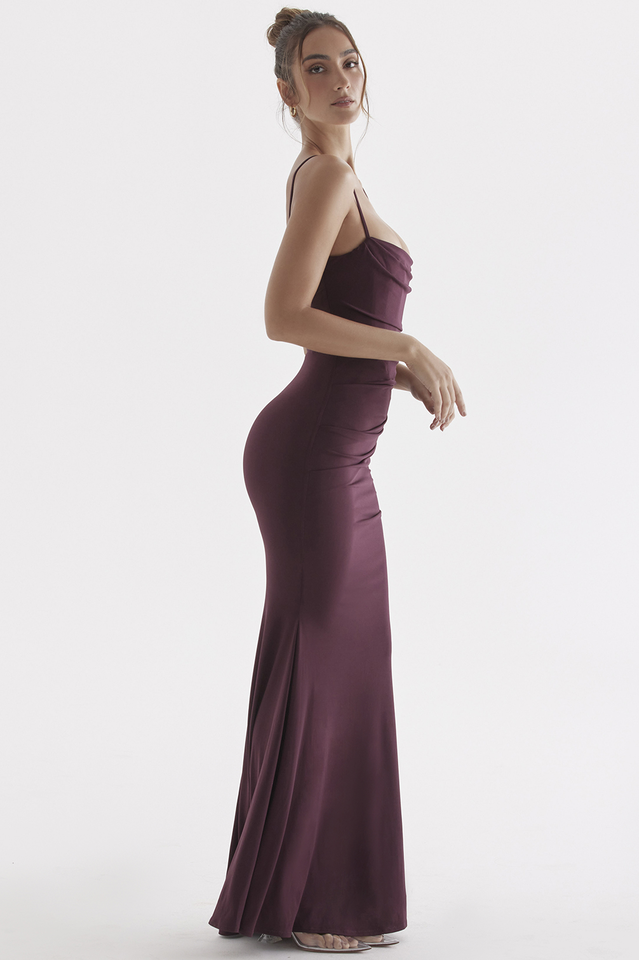 Chic Slim Fit Slip Maxi Dress
