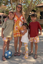Yellow Floral Slip Mini Dress