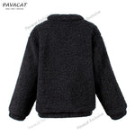 Faux Fur Front Zipper Coat