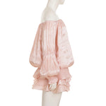 Elegant Off Shoulder Long Sleeves Mini Dress