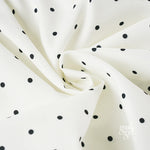 White Polka Dot Mini Dress