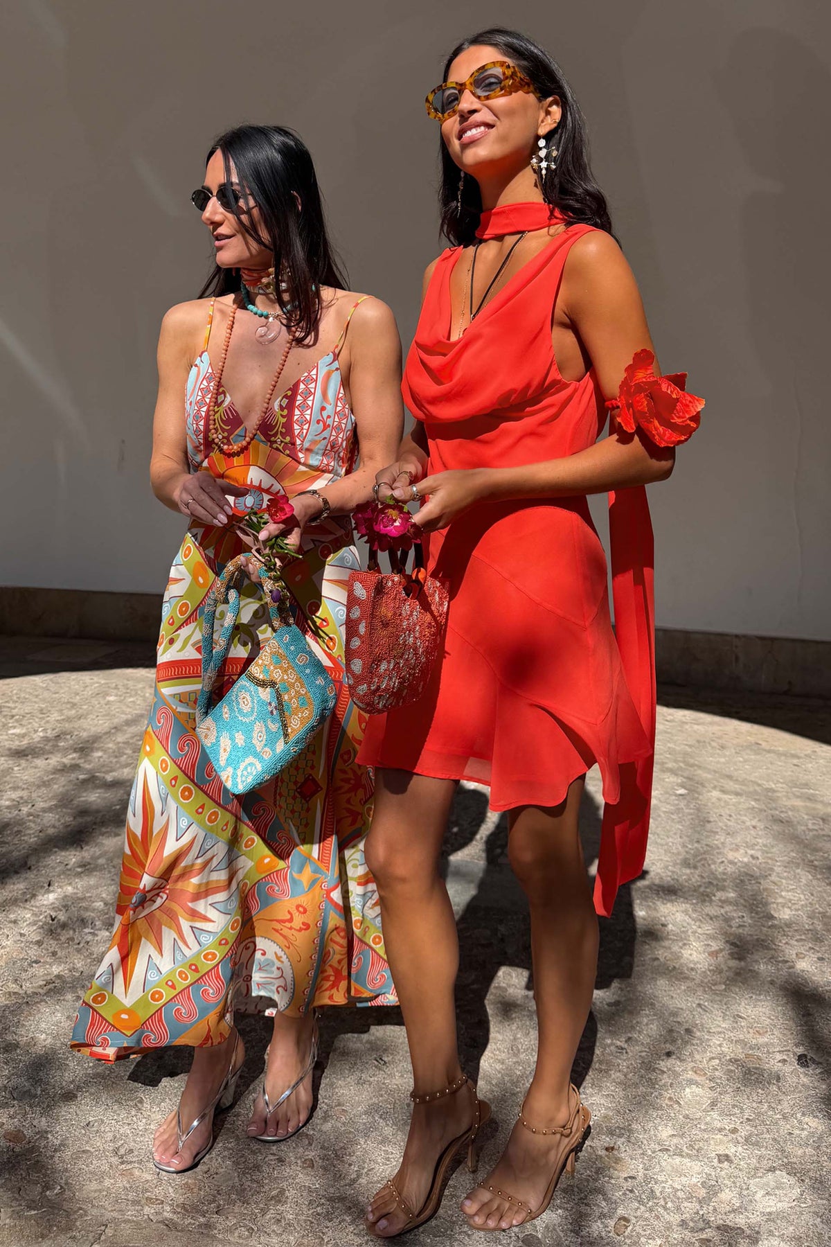 Tomato Red Mini Dress